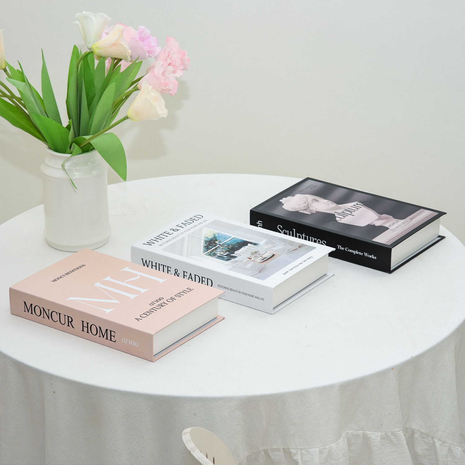 3Pcs/1Pcs Foldable Luxury Fake - Interior Design Book avaliação e preço