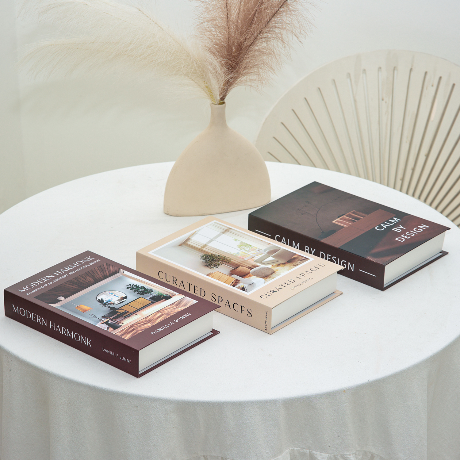 3Pcs/1Pcs Foldable Luxury Fake - Interior Design Book avaliação e preço
