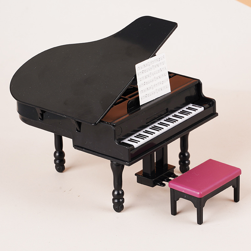 1:12 Dollhouse Miniature Piano - Interior Design Living Room avaliação e preço