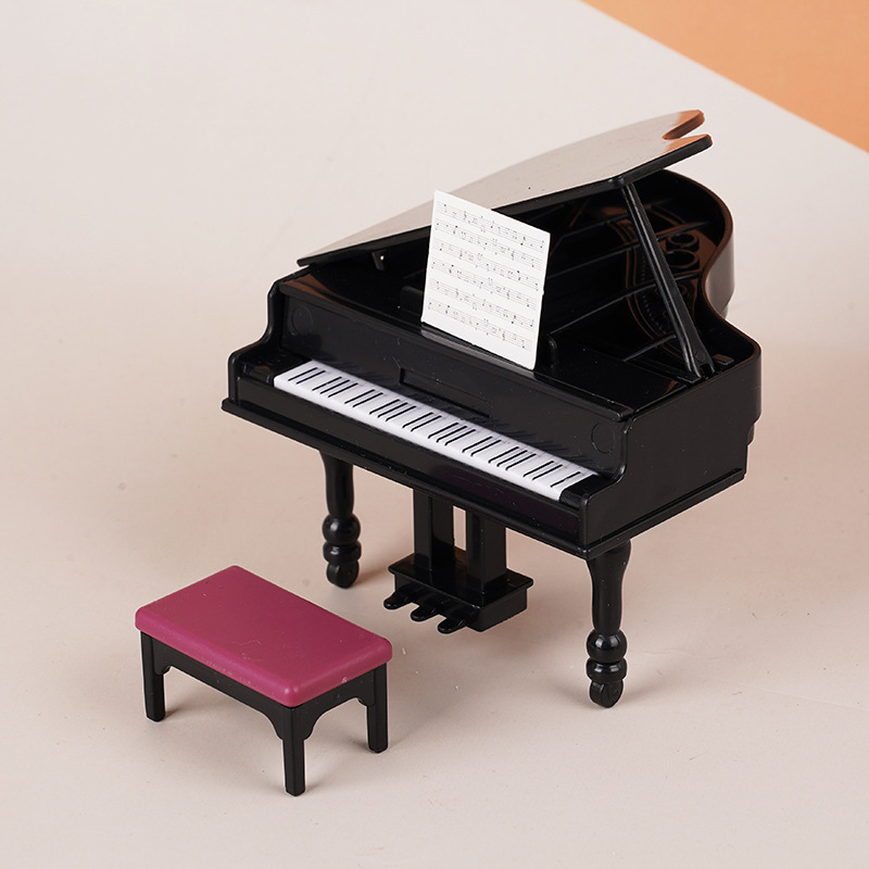 1:12 Dollhouse Miniature Piano - Interior Design Living Room avaliação e preço