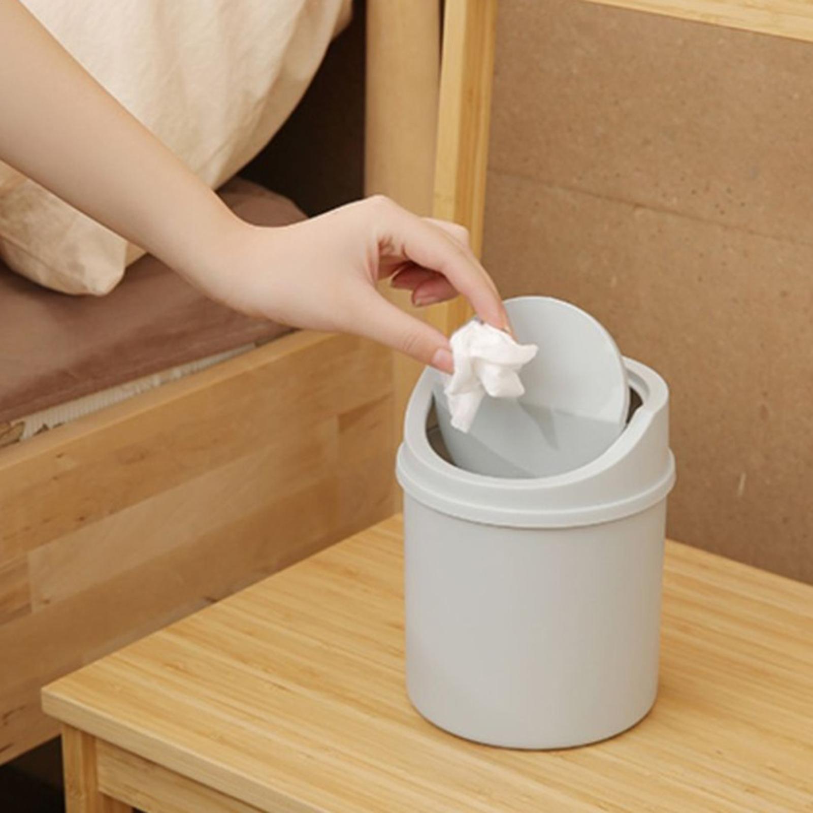 Mini Desktop Bin Small Trash C - Interior Design Your Home avaliação e preço