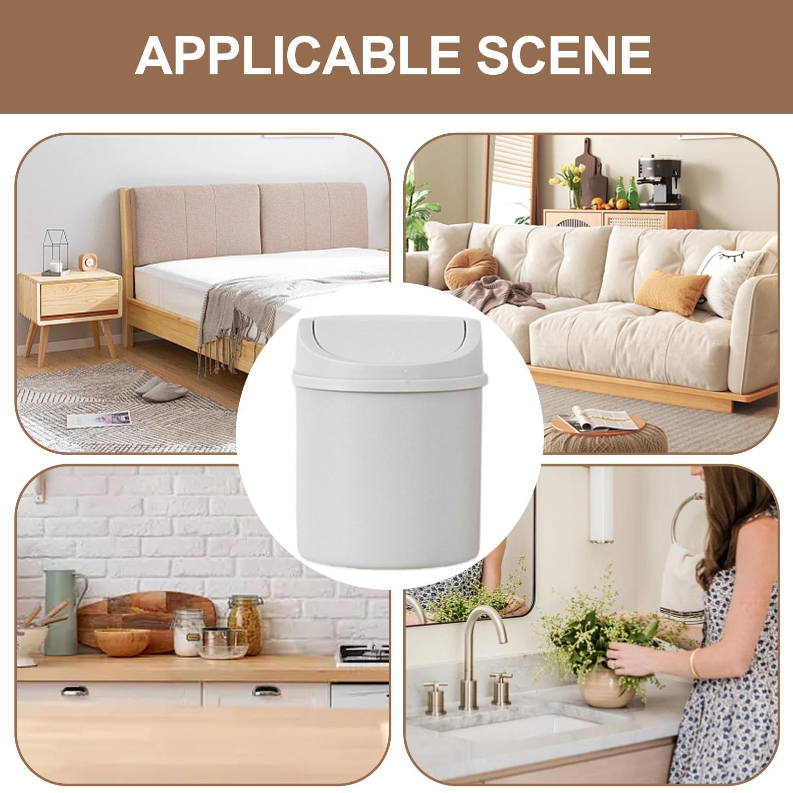 Mini Desktop Bin Small Trash C - Interior Design Your Home avaliação e preço