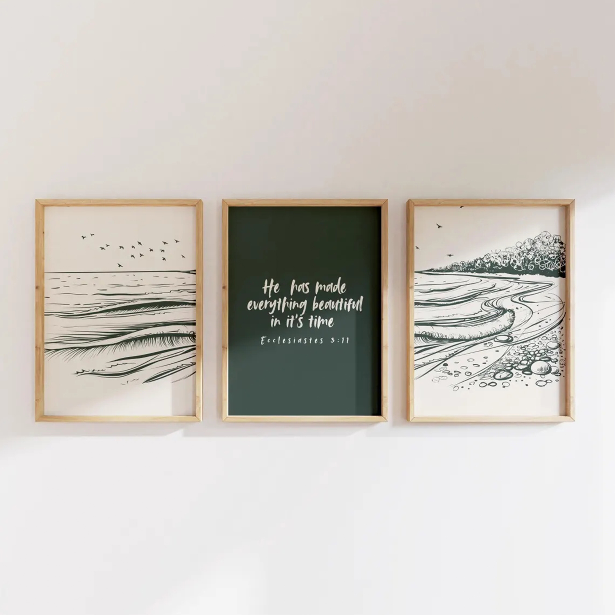 Minimalist Bible Verse  Script - Interior Design Living Room avaliação e preço