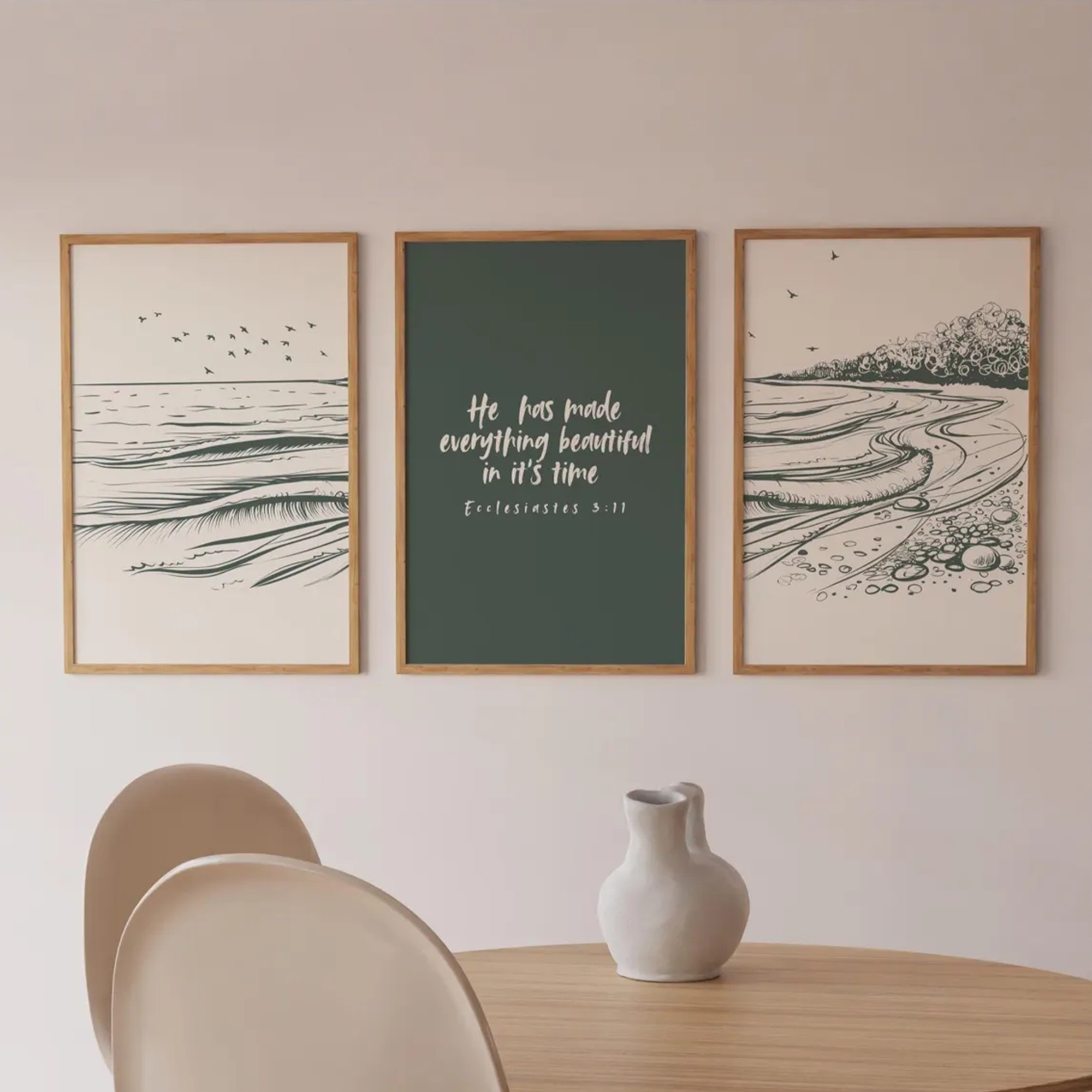 Minimalist Bible Verse  Script - Interior Design Living Room avaliação e preço