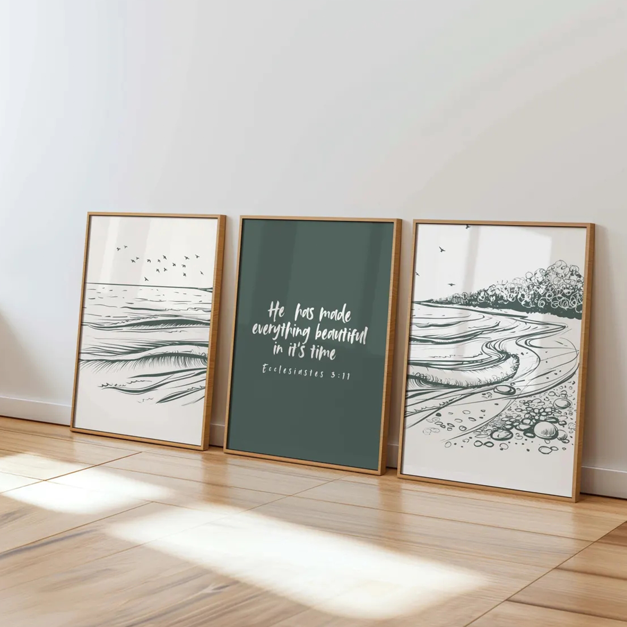 Minimalist Bible Verse  Script - Interior Design Living Room avaliação e preço