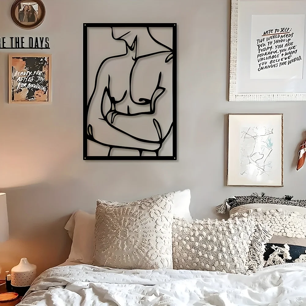 Modern Metal Wall Art for Home - Interior Design Your Home avaliação e preço