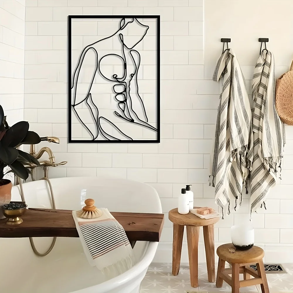 Modern Metal Wall Art for Home - Interior Design Your Home avaliação e preço