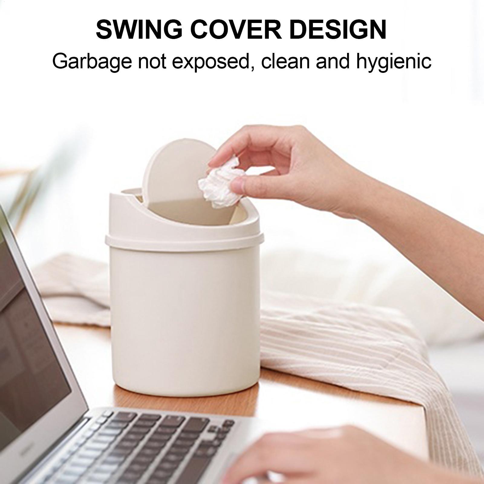 Mini Desk Trash Can Tabletop T - Interior Design Your Home avaliação e preço