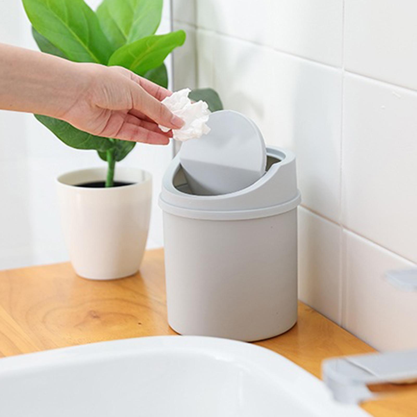 Mini Trash Can Rolling Lid Tra - Interior Design Your Home avaliação e preço
