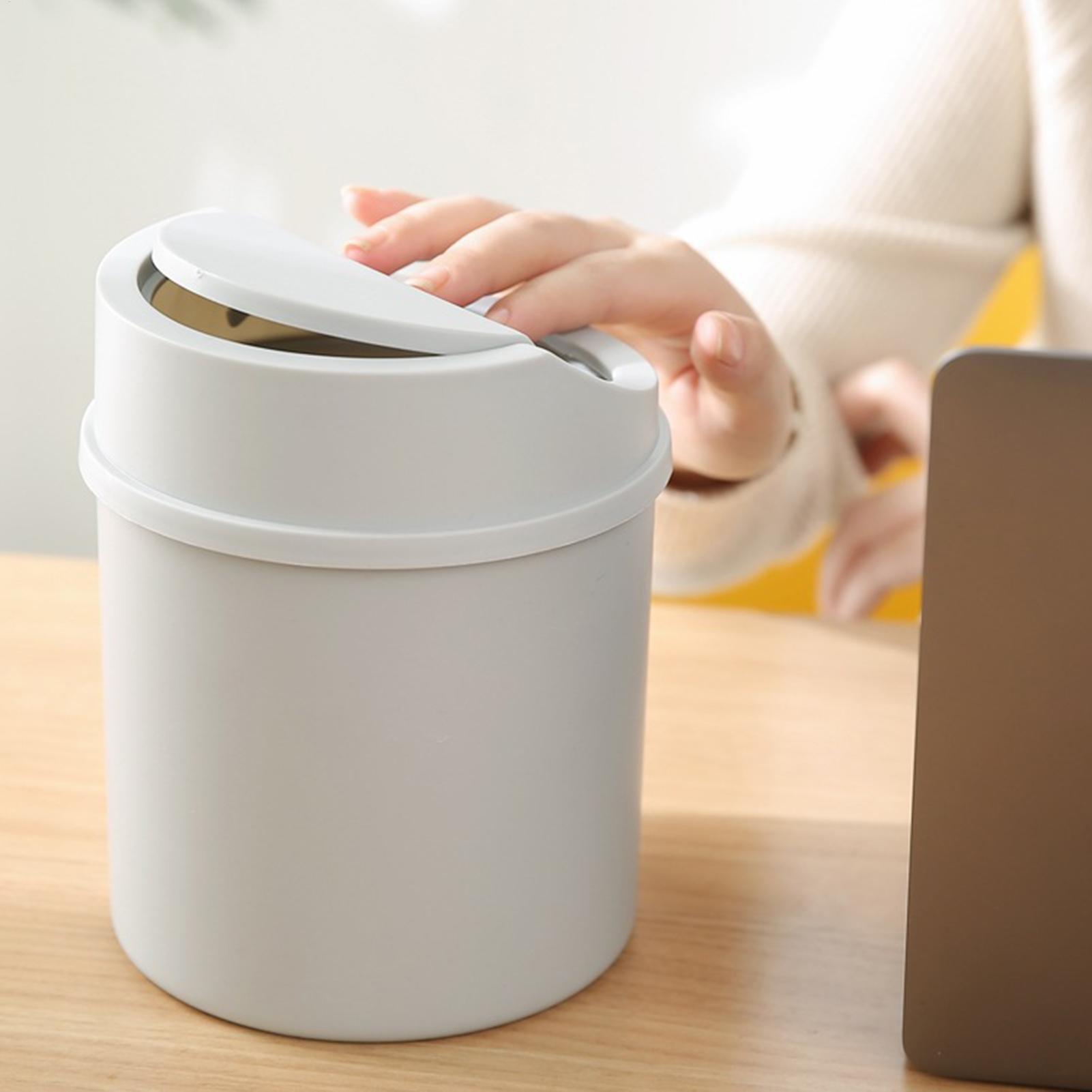 Mini Trash Can Rolling Lid Tra - Interior Design Your Home avaliação e preço