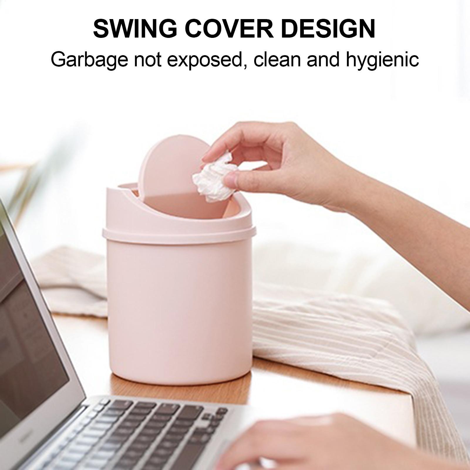 Mini Desktop Bin Small Trash C - Interior Design Your Home avaliação e preço