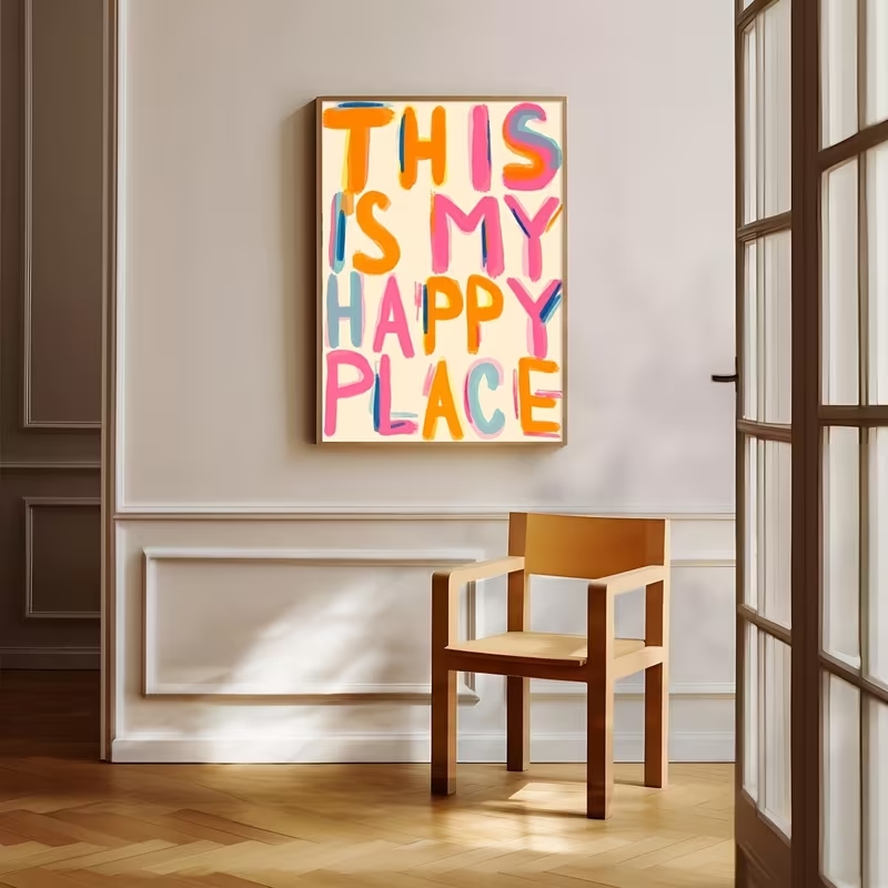 Modern This Is My Happy Place  - Interior Design Living Room avaliação e preço