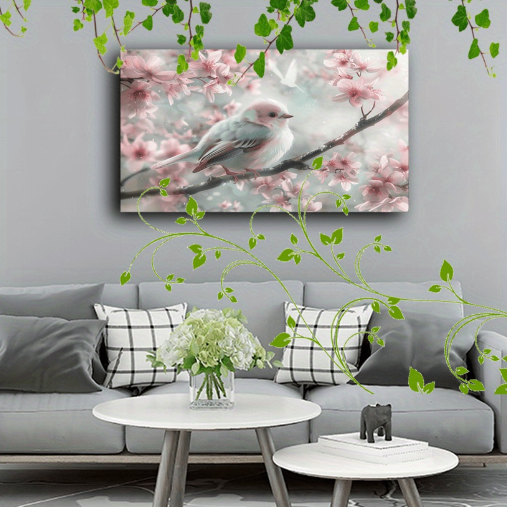 Lovely fluffy bird and cherry  - Interior Design Usa avaliação e preço