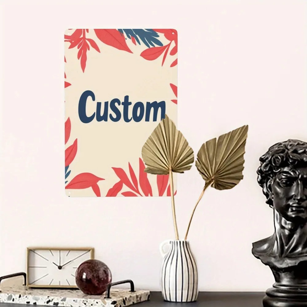 Personalized Metal Tin Sign wi - Interior Design Usa avaliação e preço