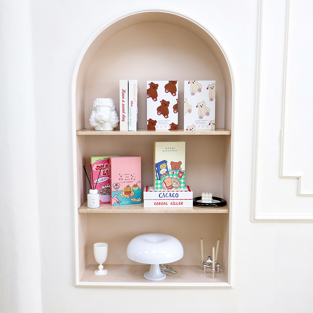 Cute Cream Food Style Decorati - Interior Design Book avaliação e preço