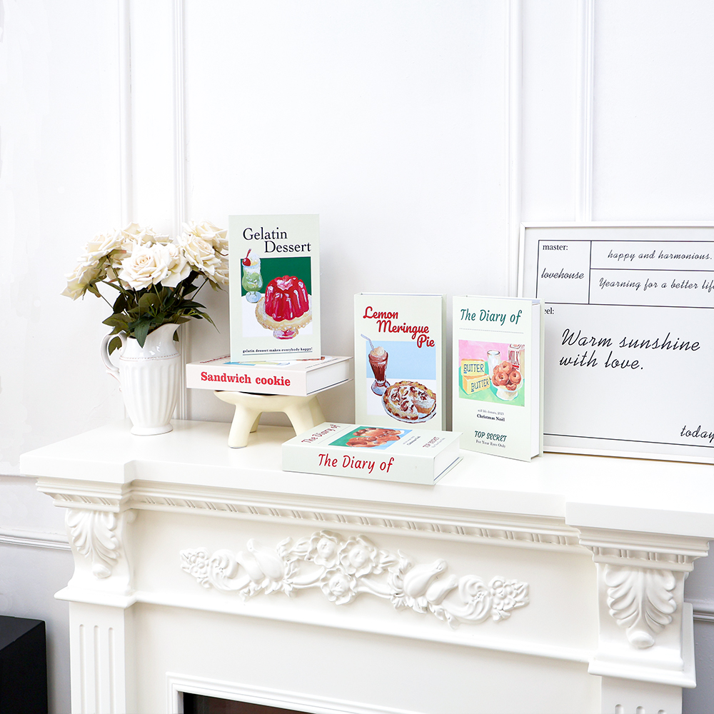 Cute Cream Food Style Decorati - Interior Design Book avaliação e preço