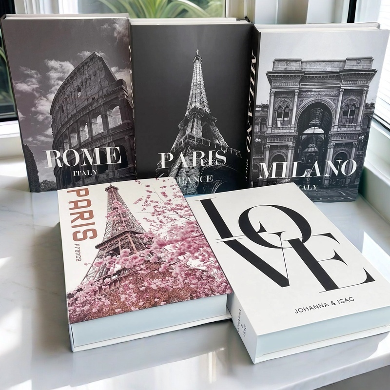 Open Paris Luxury Fake Book St - Interior Design Book avaliação e preço