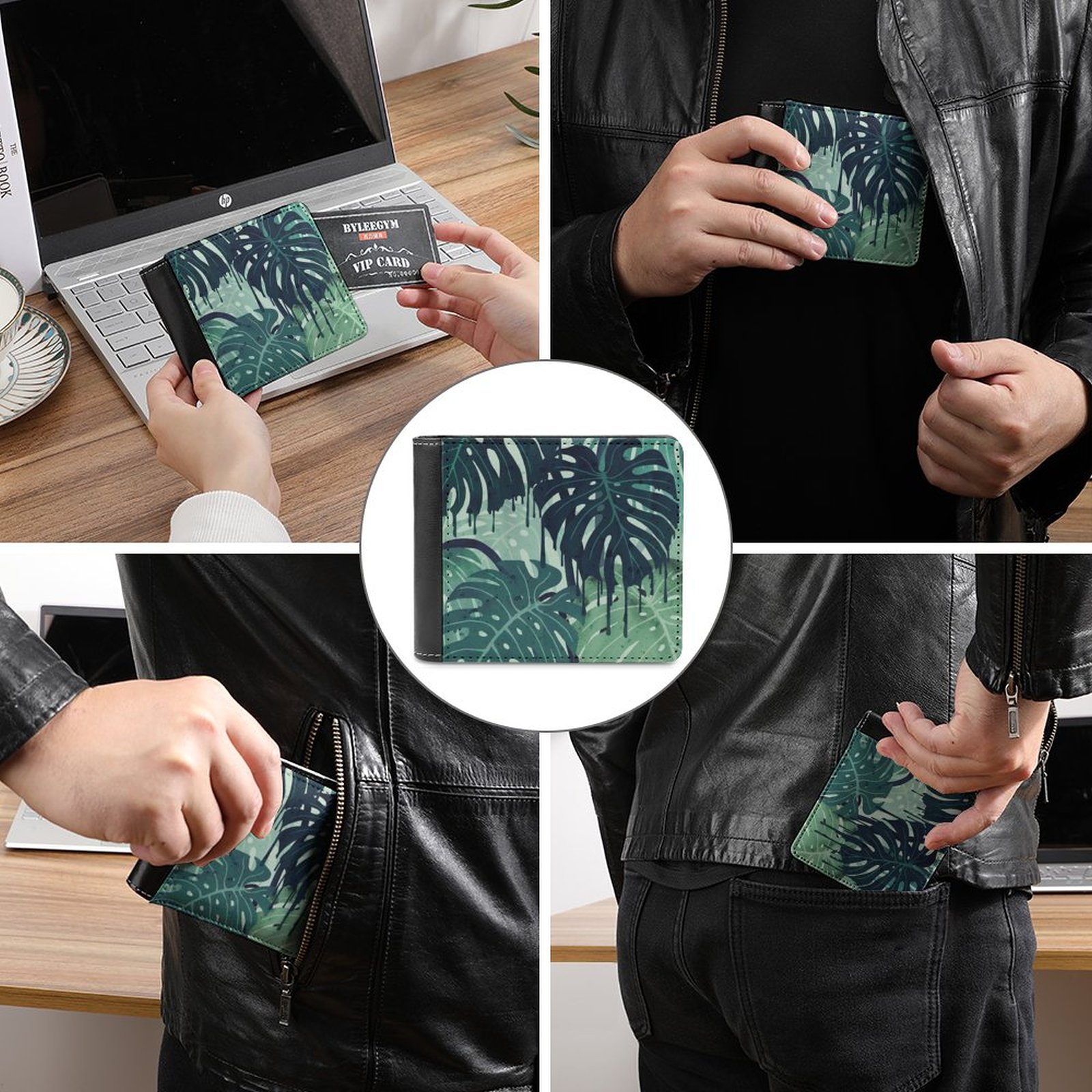 Initech New Men Wallets Pu Lea - Interior Design Office Space avaliação e preço