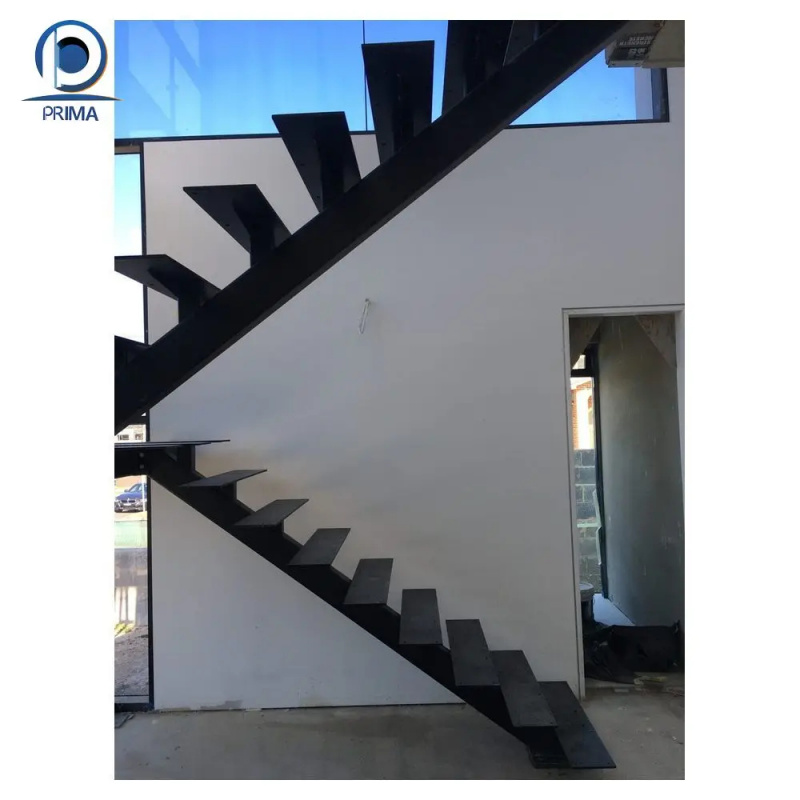 custom.Single Stringer Stairca - Interior Design Usa avaliação e preço