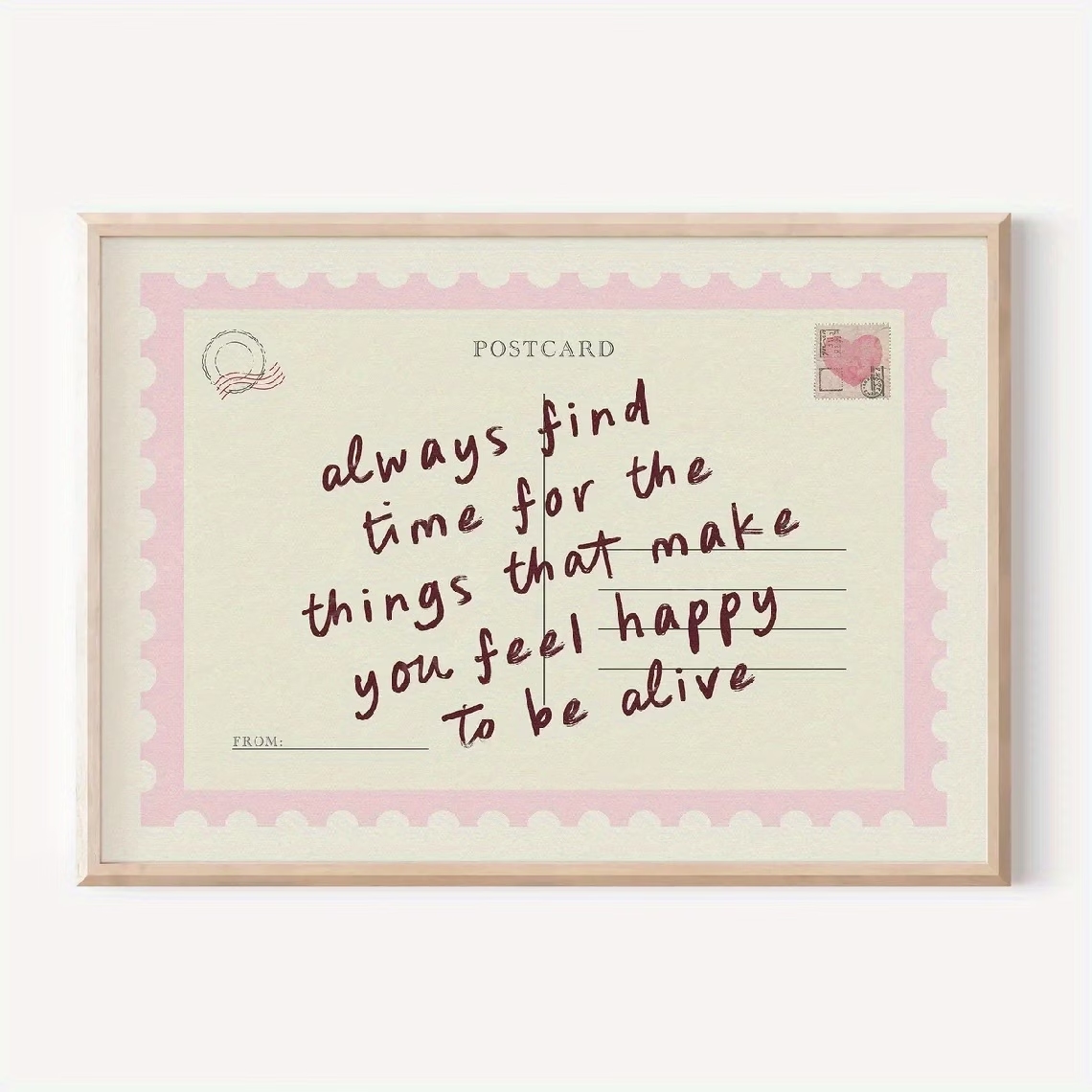 Retro Postcards That Encourage - Interior Design Living Room avaliação e preço