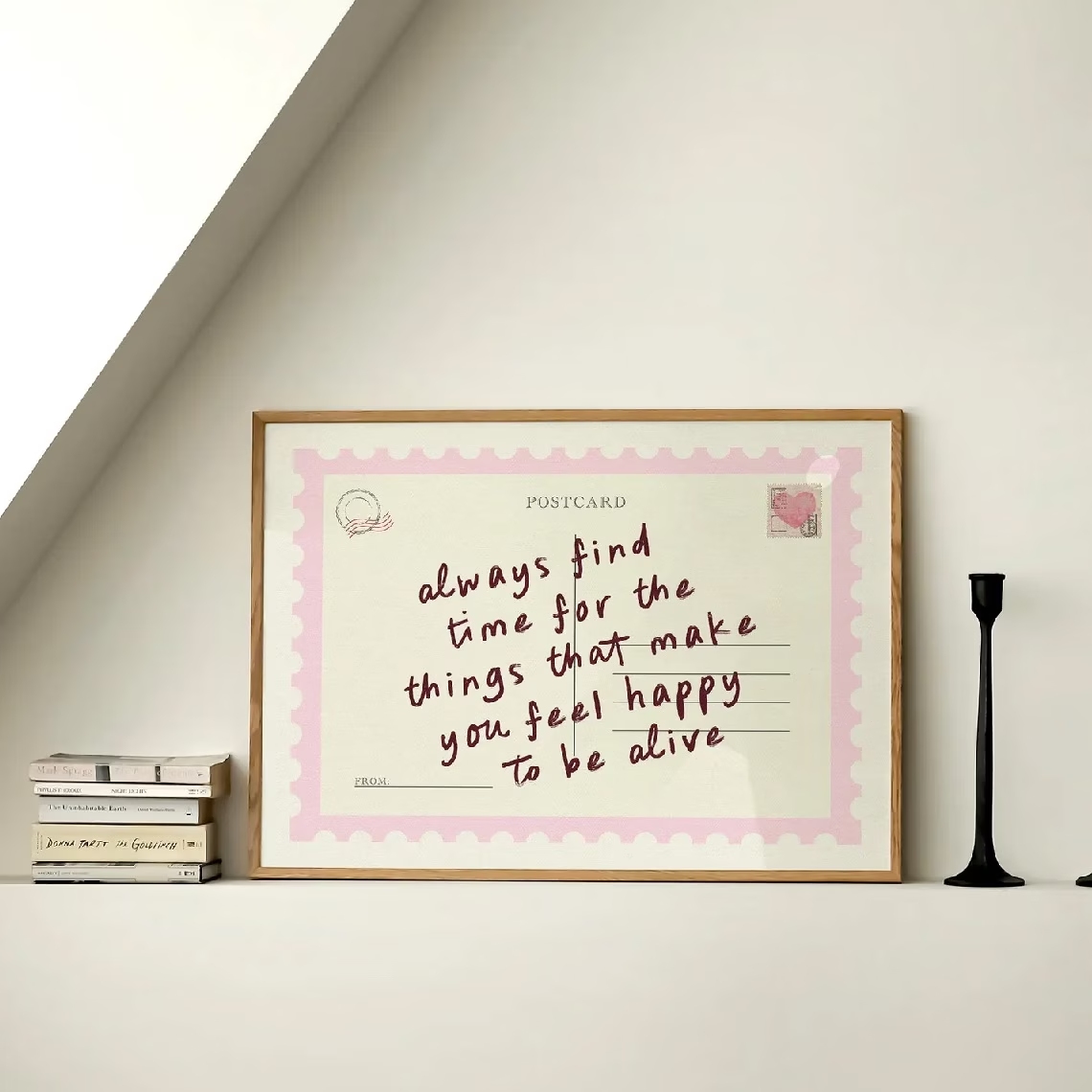 Retro Postcards That Encourage - Interior Design Living Room avaliação e preço