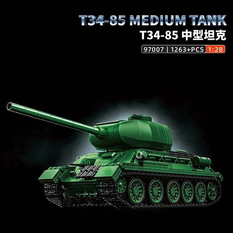 T34-85 Tank Model Kit - 1263PC - Interior Design Build avaliação e preço