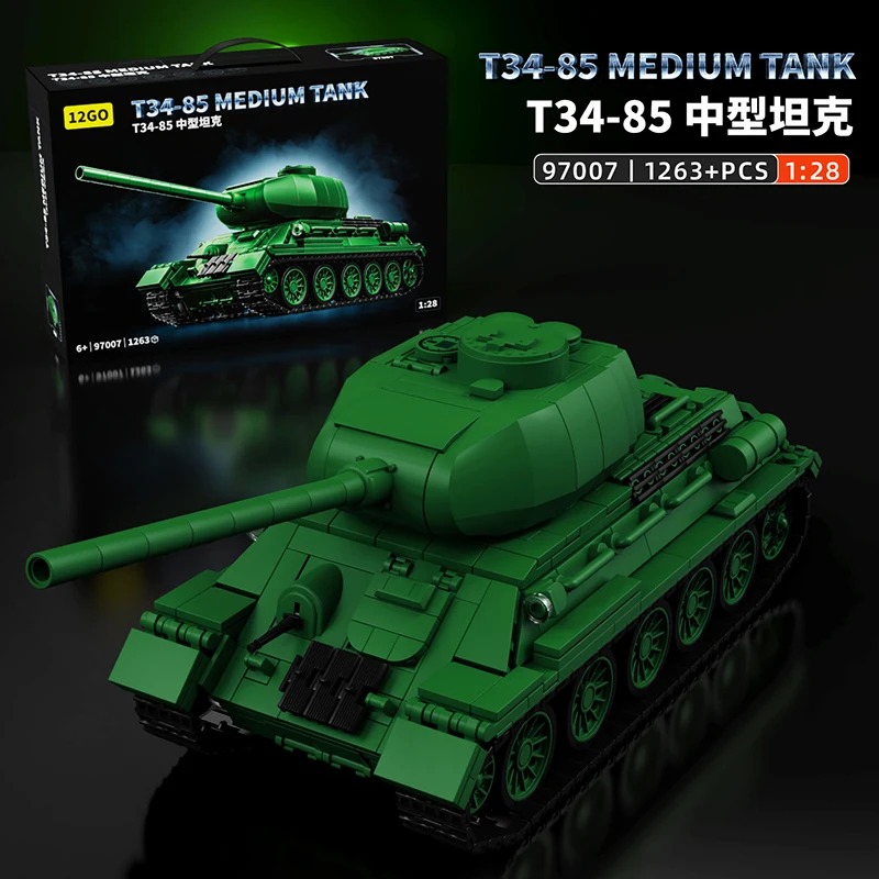 T34-85 Tank Model Kit - 1263PC - Interior Design Build avaliação e preço