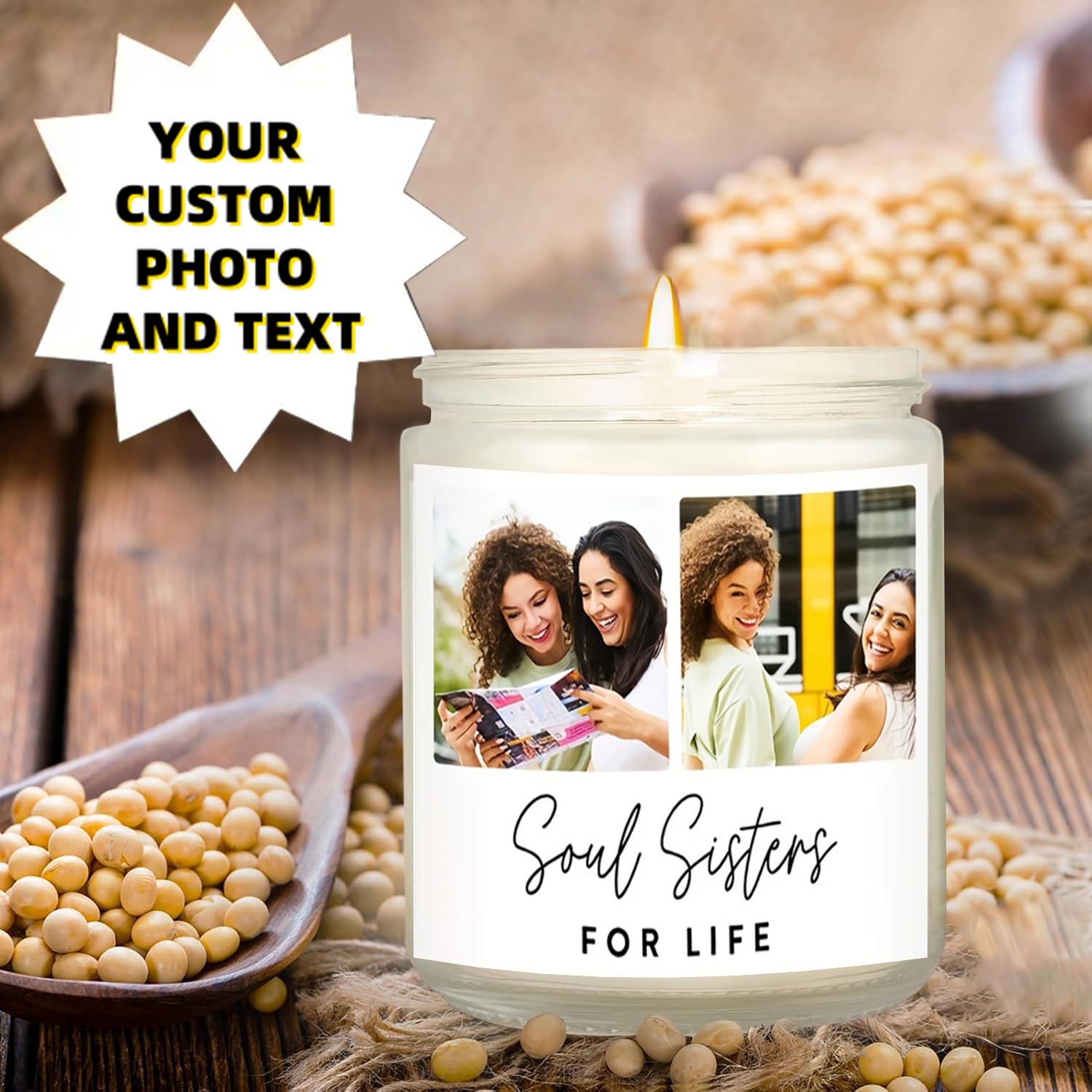 7oz Personalized Candles - Cus - Interior Design Usa avaliação e preço