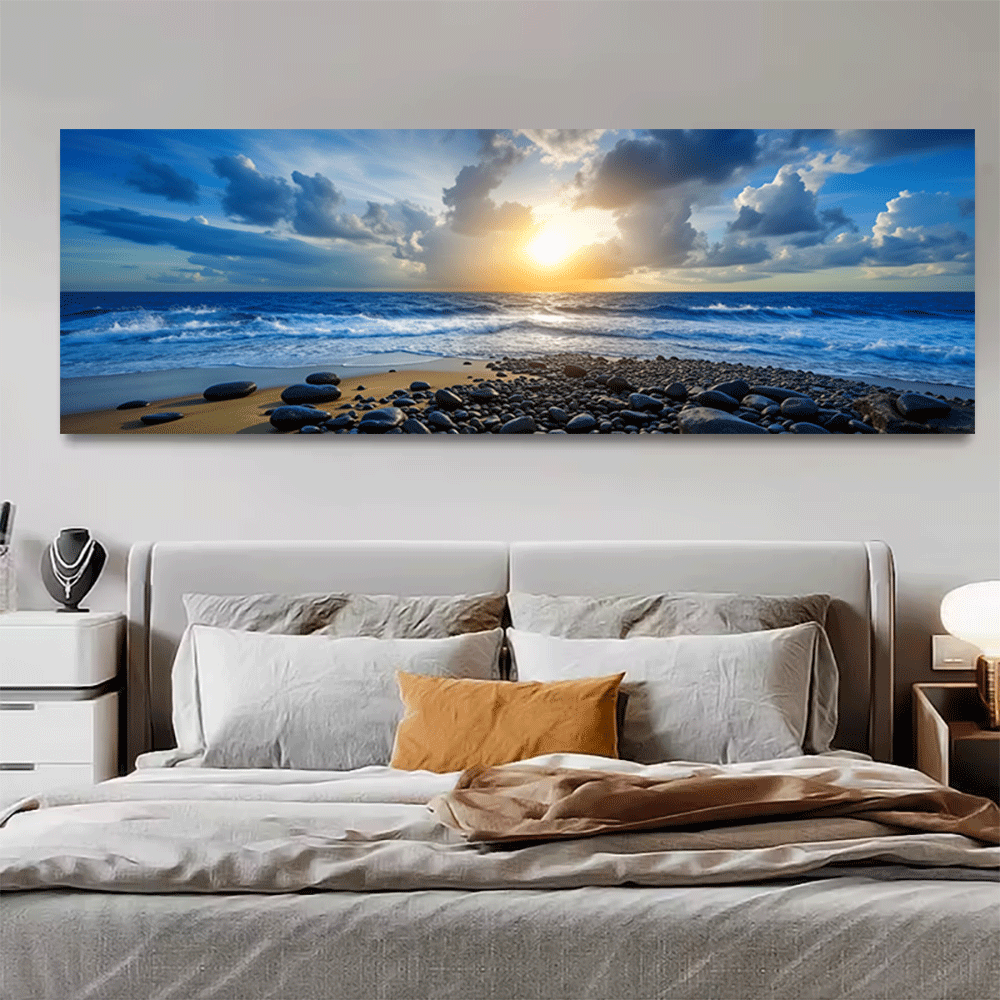 1PC-Canvas poster Unframed Oce - Interior Design Usa avaliação e preço