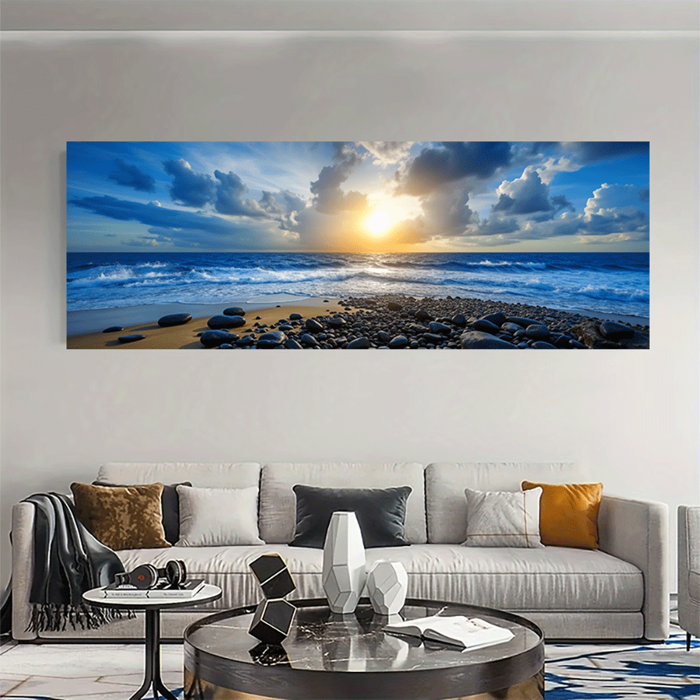 1PC-Canvas poster Unframed Oce - Interior Design Usa avaliação e preço