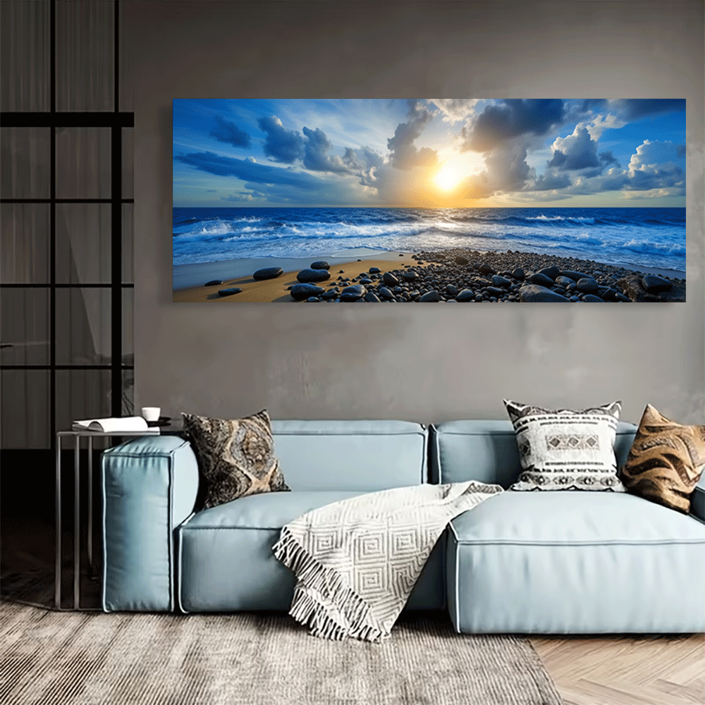 1PC-Canvas poster Unframed Oce - Interior Design Usa avaliação e preço
