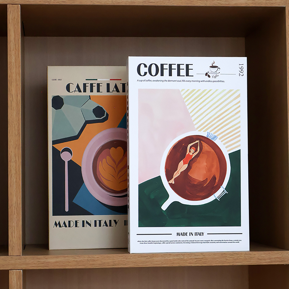 Coffee Lover Book Ornaments Lu - Interior Design Book avaliação e preço
