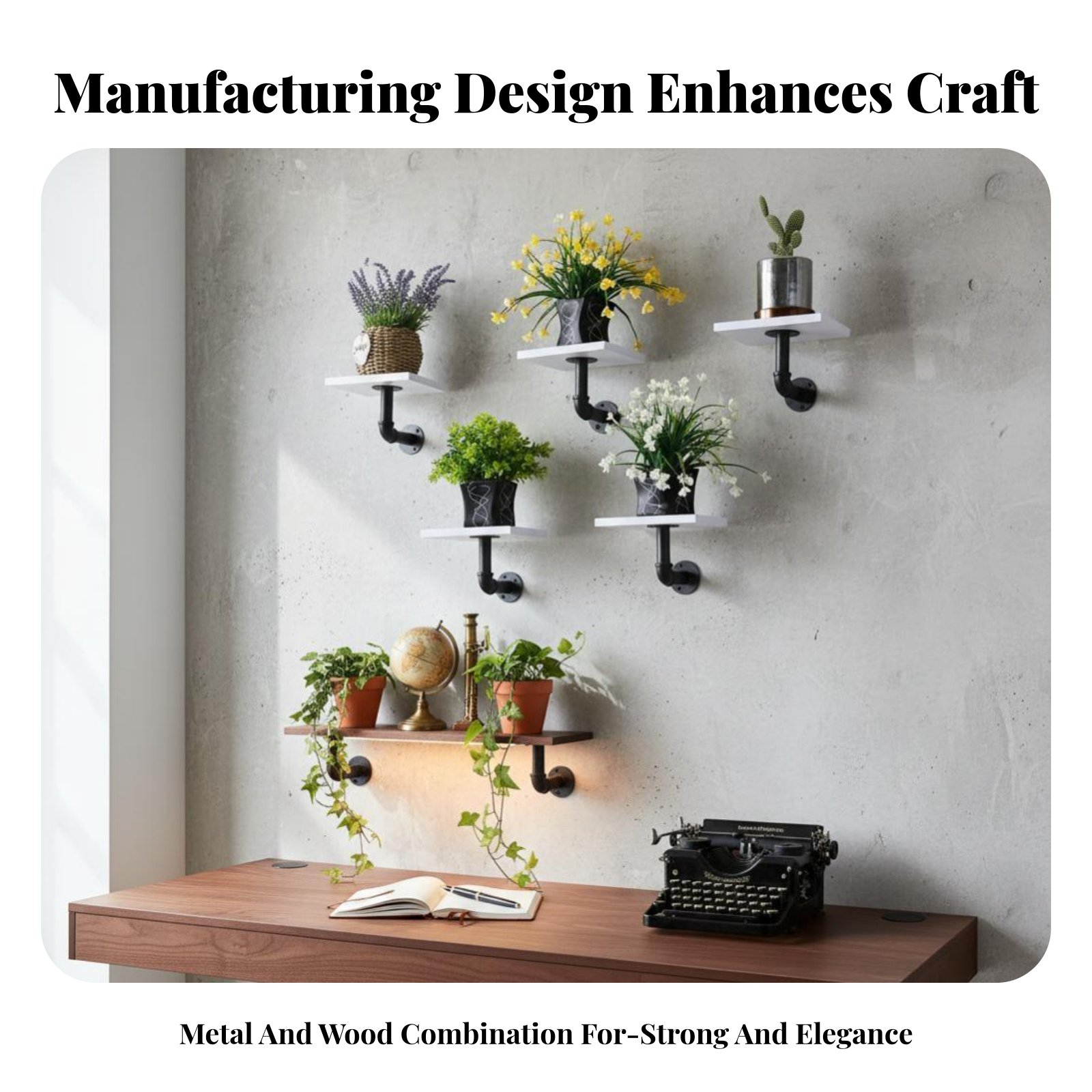 mechanical Pipe Shelf Vintage  - Interior Design Office Space avaliação e preço